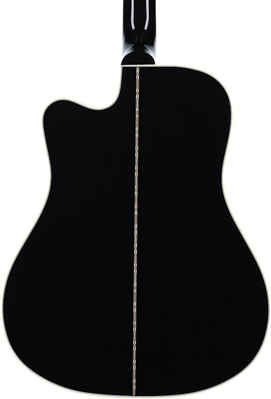 Gibson Custom Songwriter EC Custom Acoustic-Electric (with Case), Ebony, Body Straight Back