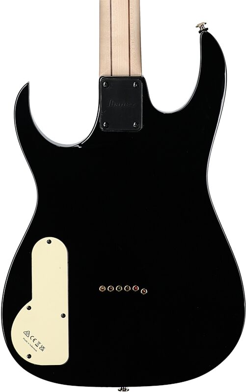 Ibanez PGM50 Paul Gilbert Premium Electric Guitar (with Gig Bag), Black, Body Straight Back