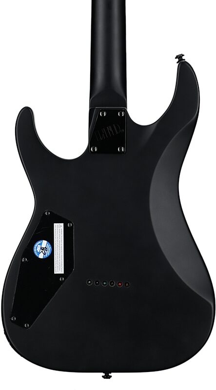 ESP LTD M-201HT Electric Guitar, Black Satin, Body Straight Back