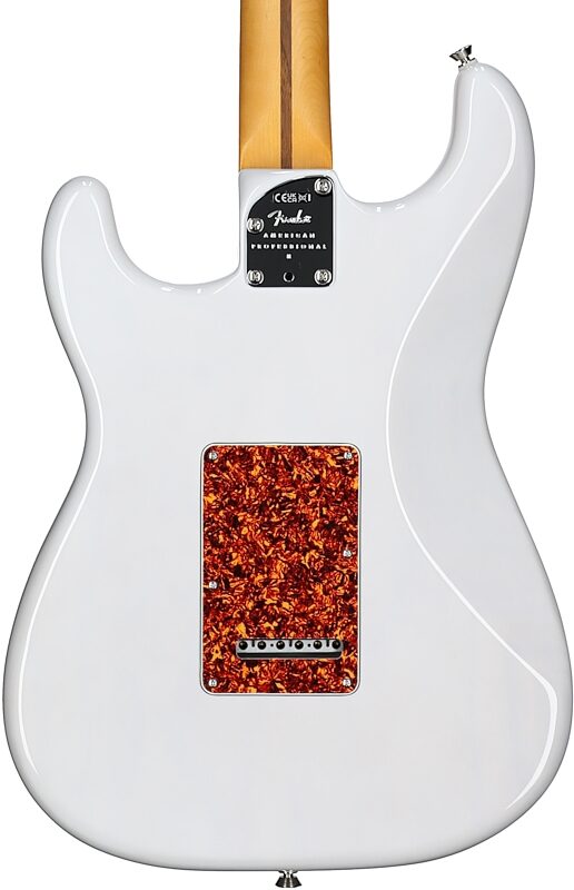 Fender Limited Edition American Professional II Stratocaster Thinline Electric Guitar (with Case), White Blonde, Body Straight Back