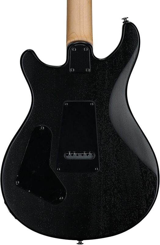 PRS SE Swamp Ash CE24 Sandblasted Limited Edition Electric Guitar (with Gig Bag), Sandblasted Blue, Body Straight Back