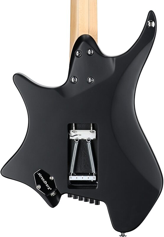 Strandberg Boden Classic NX 6 Tremolo Electric Guitar (with Gig Bag), Black, Body Straight Back