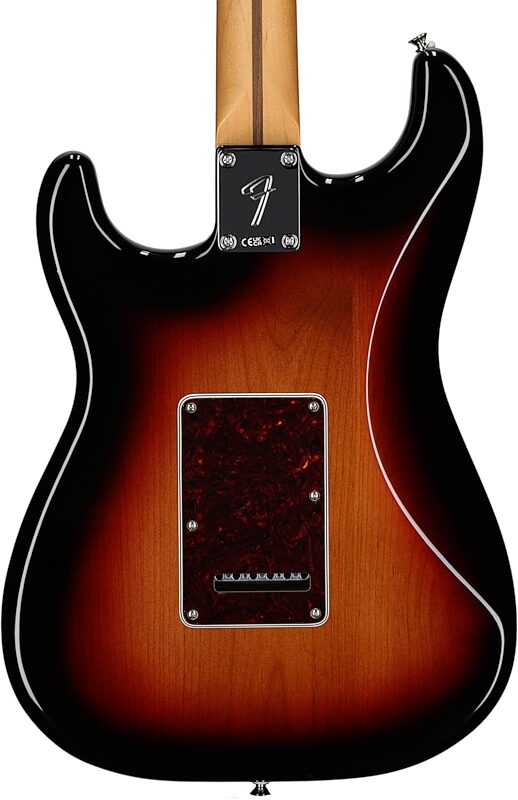 Fender Player II Modified Stratocaster Electric Guitar, Maple Fingerboard (with Gig Bag), 3-Tone Sunburst, Body Straight Back
