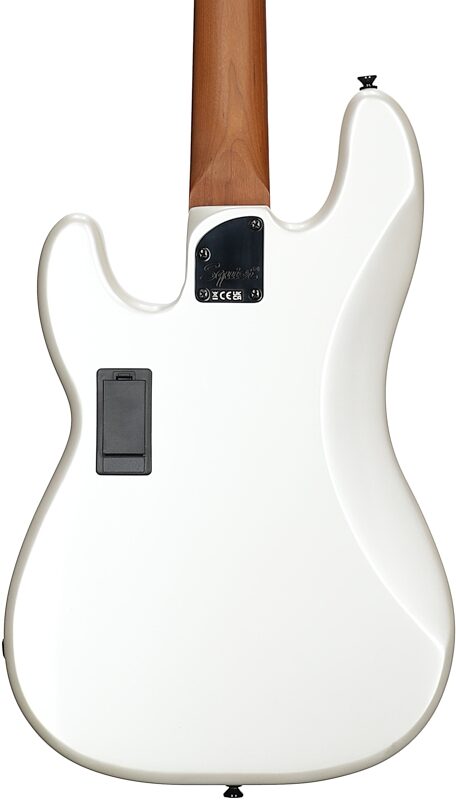 Squier Contemporary Active Precision Bass Guitar, with Laurel Fingerboard, Pearl White, Body Straight Back
