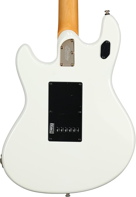 Sterling by Music Man Jared Dines Signature StingRay Electric Guitar, Olympic White, Blemished, Body Straight Back