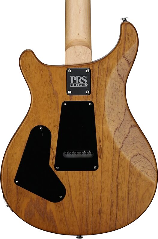 PRS Paul Reed Smith CE 24-08 Swamp Ash Electric Guitar (with Gig Bag), Satin Vintage Natural, Body Straight Back