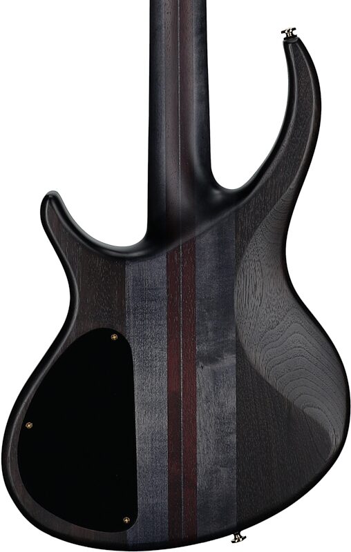 Tobias Classic IV Electric Bass (with Gig Bag), Transparent Black Satin, Body Straight Back