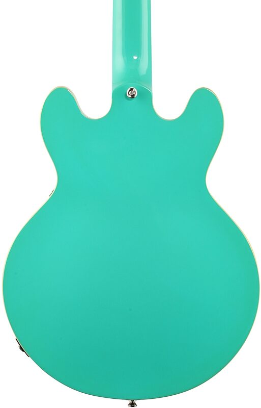 Epiphone Casino Coupe Electric Guitar, Turquoise, Body Straight Back