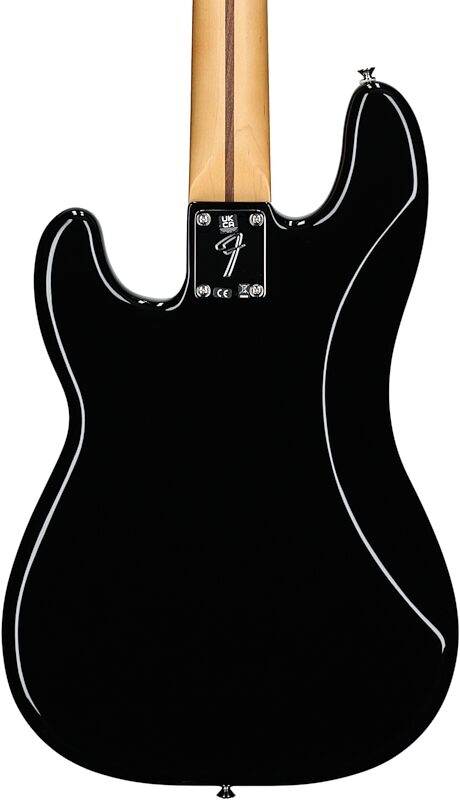 Fender Player II Precision Electric Bass, with Maple Fingerboard, Black, Body Straight Back