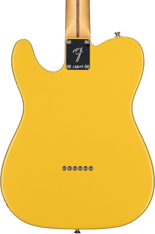 Fender Player II Modified Telecaster SH Electric Guitar, Maple Fingerboard (with Gig Bag), Sunshine Yellow, Body Straight Back