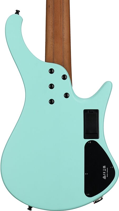 Ibanez EHB1005MSL Electric Bass (with Gig Bag), Seafoam Green Matte, Body Straight Back