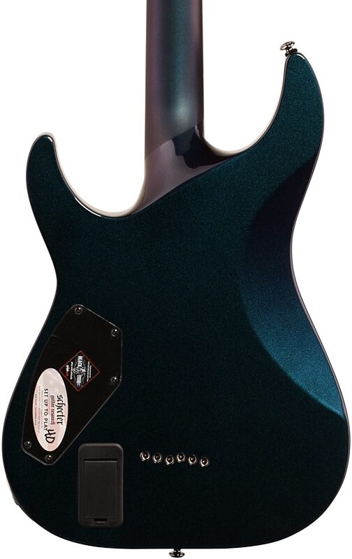 Schecter Hellraiser Hybrid C-1 Electric Guitar, Ultra Violet, Body Straight Back