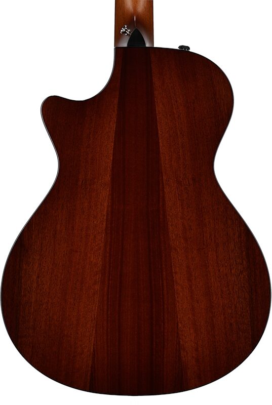 Taylor 552ce 12-Fret Urban Ironbark Grand Concert Acoustic-Electric Guitar (with Case), Shaded Edge Burst, Body Straight Back