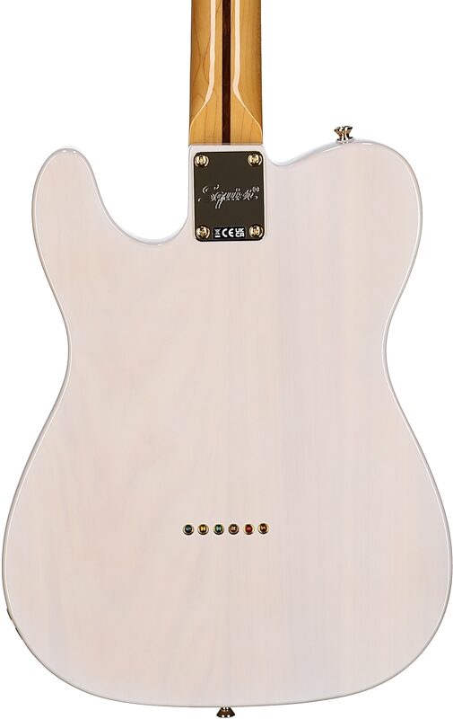 Squier Classic Vibe '50s Telecaster Electric Guitar, White Blonde, Body Straight Back