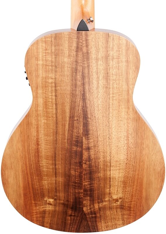 Taylor GS Mini-e Koa Acoustic-Electric Guitar, Left-Handed (with Gig Bag), New, Body Straight Back