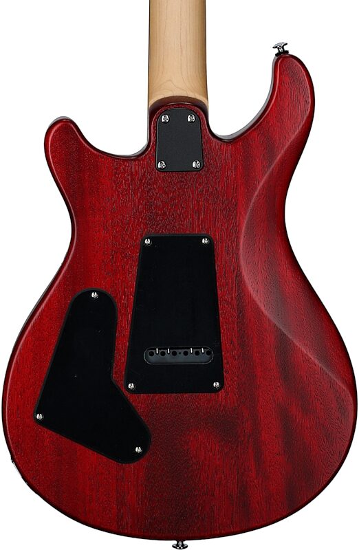 PRS Paul Reed Smith SE CE24 Standard Electric Guitar (with Gig Bag), Satin Vintage Cherry, Body Straight Back