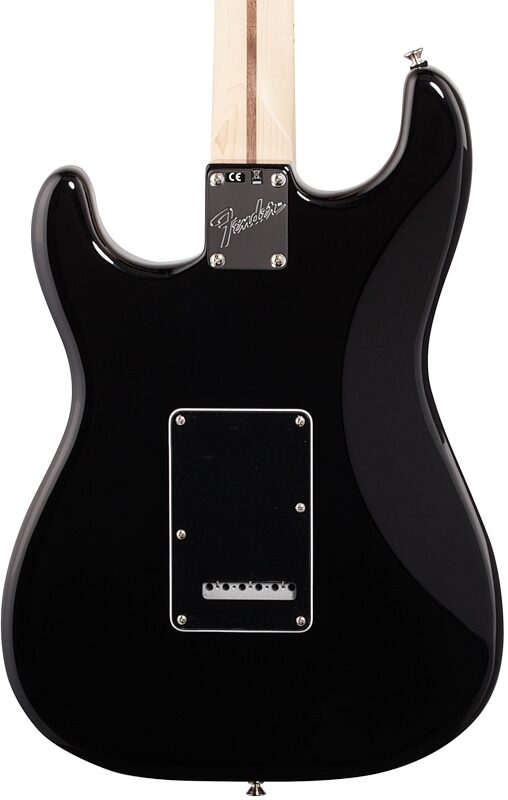Fender American Performer Stratocaster HSS Electric Guitar, Maple Fingerboard (with Gig Bag), Black, Body Straight Back