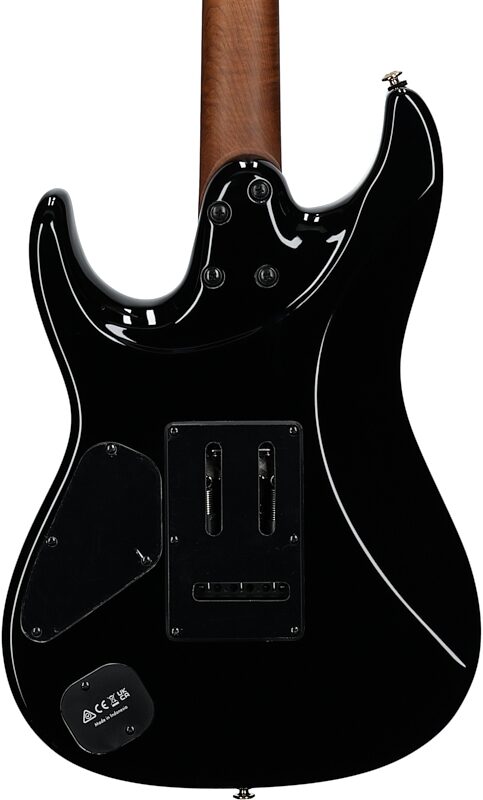 Ibanez AZ26P1 Premium Electric Guitar (with Gig Bag), Black, Body Straight Back