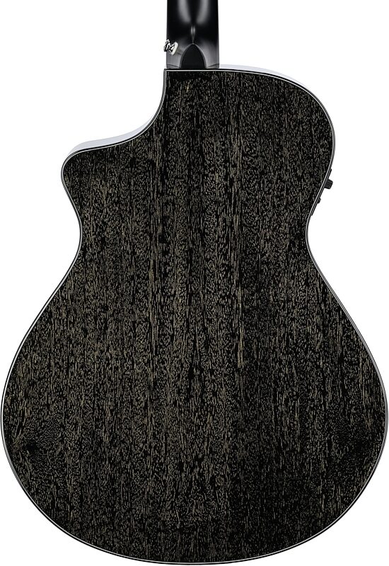 Breedlove ECO Rainforest S Concert CE Acoustic-Electric Guitar, Black Gold, Body Straight Back