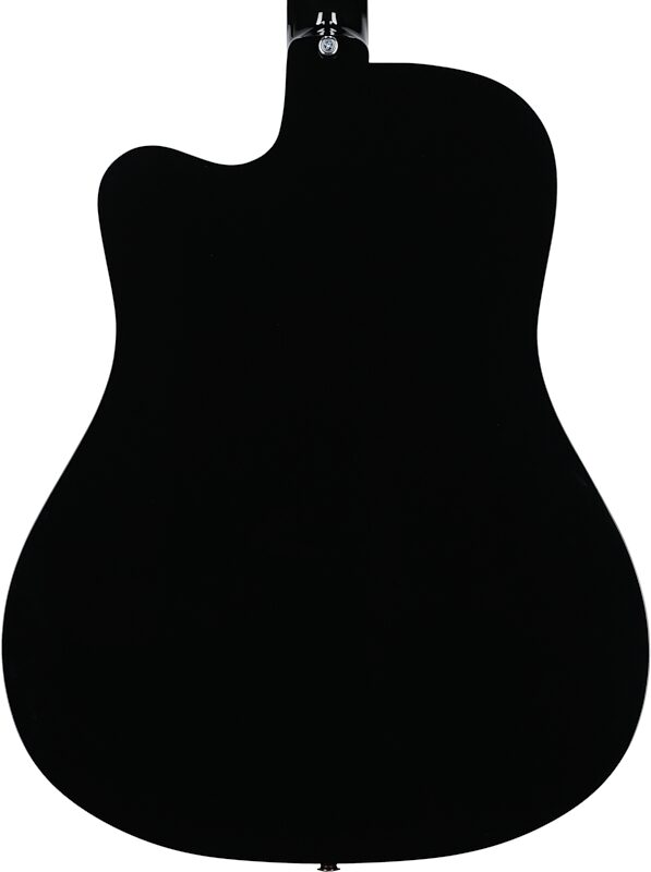 Gibson Dave Mustaine Songwriter Acoustic Electric Guitar (with Case), Ebony, Blemished, Body Straight Back