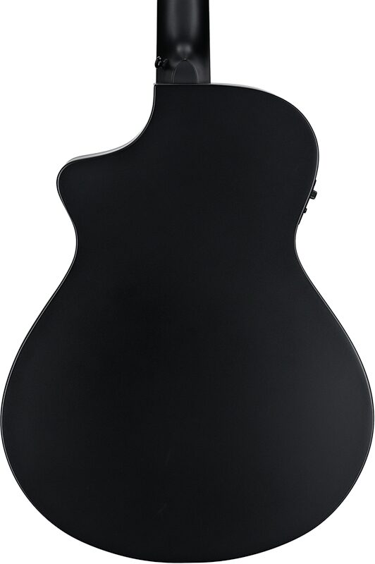 Breedlove Discovery S Concert CE Classical Acoustic Guitar, Satin Black, Body Straight Back