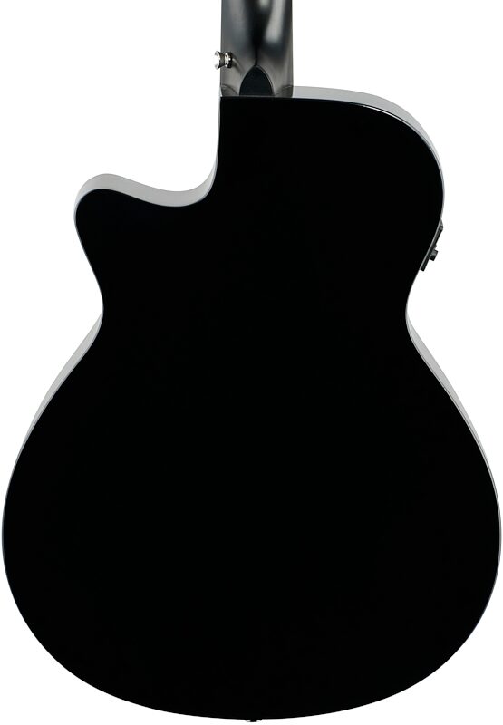 Ibanez AEG5012 Acoustic-Electric Guitar, 12-String, Black, Body Straight Back