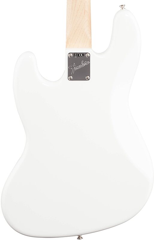 Fender American Performer Jazz Bass Electric Bass Guitar, Rosewood Fingerboard (with Gig Bag), Arctic White, Body Straight Back