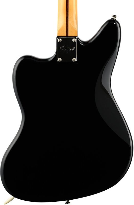 Squier Classic Vibe '70s Jaguar Electric Guitar, with Laurel Fingerboard, Black, Body Straight Back