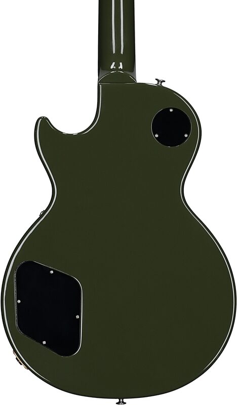 Gibson Exclusive Les Paul Standard '60s Electric Guitar, (with Case), Olive Drab Gloss, Blemished, Body Straight Back