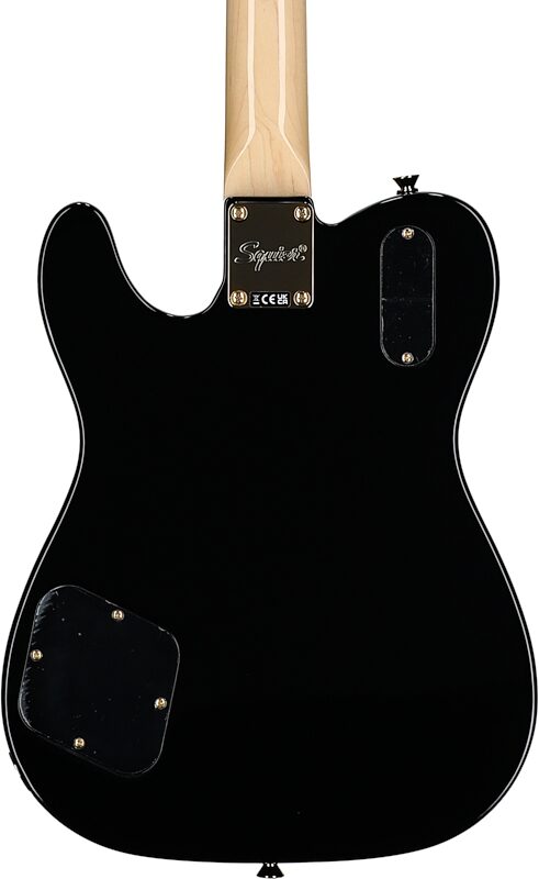 Squier Limited Edition Paranormal Troublemaker Telecaster Deluxe Electric Guitar, Black, Body Straight Back