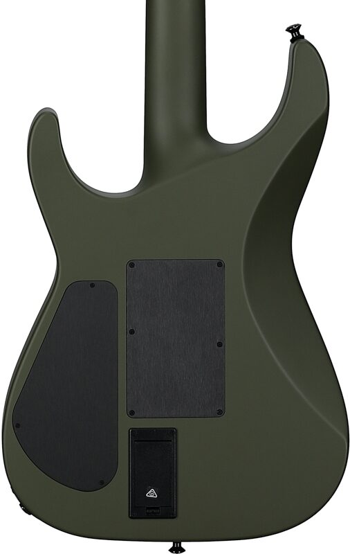Jackson American Soloist SL2MG Electric Guitar (with Case), Matte Army Drab, Body Straight Back