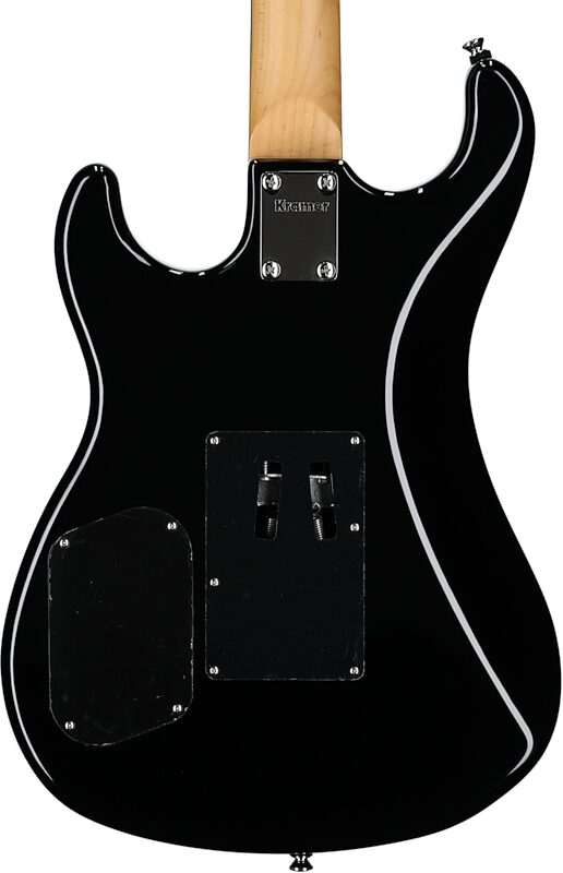 Kramer 84 HH FR Quilted Top Electric Guitar, Ebony Fingerboard (with Gig Bag), Magenta Burst, Body Straight Back