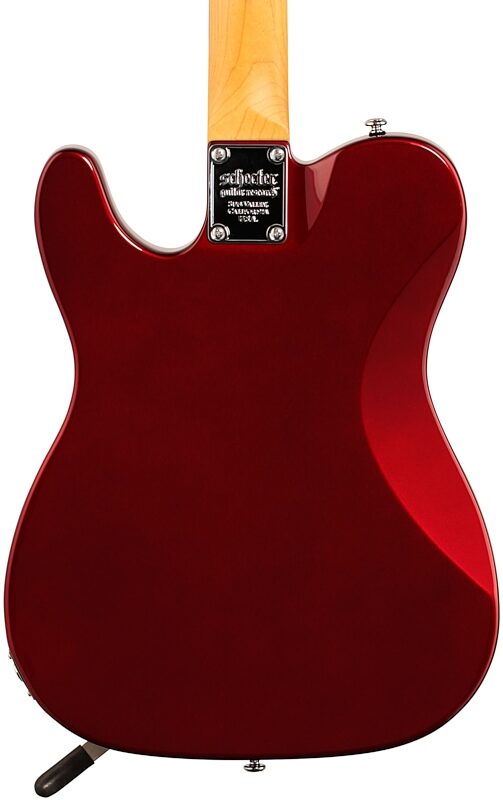 Schecter PT Fastback IIB Electric Guitar, Metallic Red, Body Straight Back