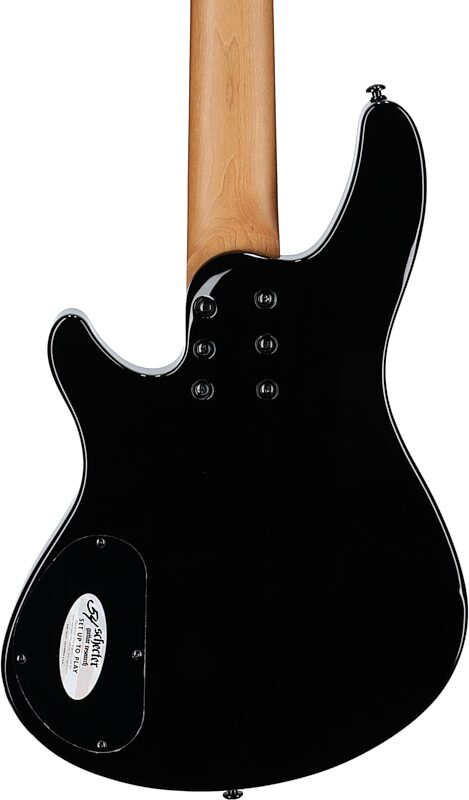Schecter C-5 Standard Electric Bass, 5-String, Tobacco Burl, Body Straight Back
