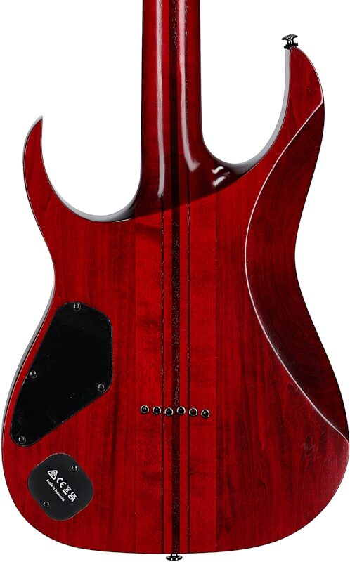 Ibanez RGT1221PB Premium Electric Guitar (with Gig Bag), Stained Wine Red, Scratch and Dent, Body Straight Back
