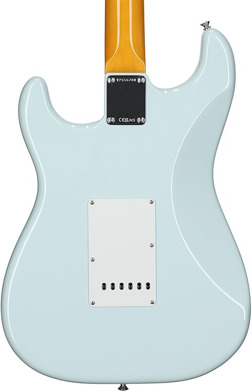 Fender American Vintage II 1965 Stratocaster Electric Guitar, Rosewood (with Case), Sonic Blue, Body Straight Back