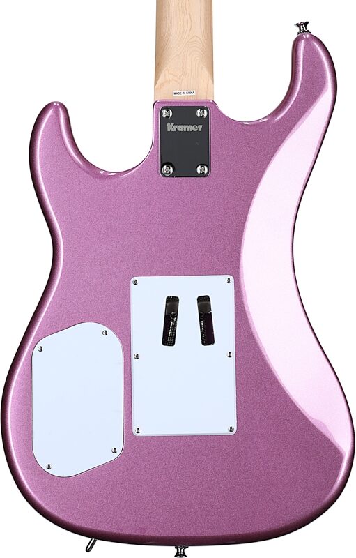 Kramer Pacer Classic Floyd Rose Electric Guitar, Special Purple Passion, Blemished, Body Straight Back