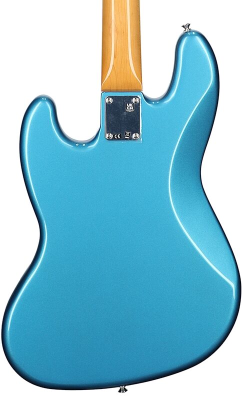Fender Vintera II '60s Jazz Electric Bass, Rosewood Fingerboard (with Gig Bag), Lake Placid Blue, Body Straight Back