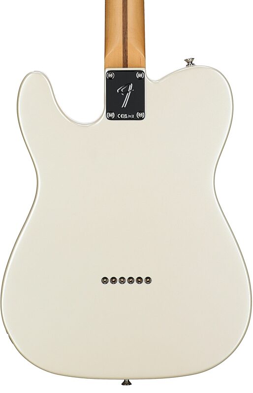 Fender Player II Modified Telecaster Electric Guitar, Maple Fingerboard, Olympic Pearl, Body Straight Back