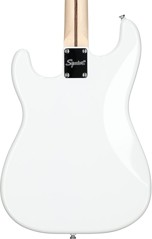 Squier Sonic Hard Tail Stratocaster Electric Guitar, Maple Fingerboard, Arctic White, Body Straight Back