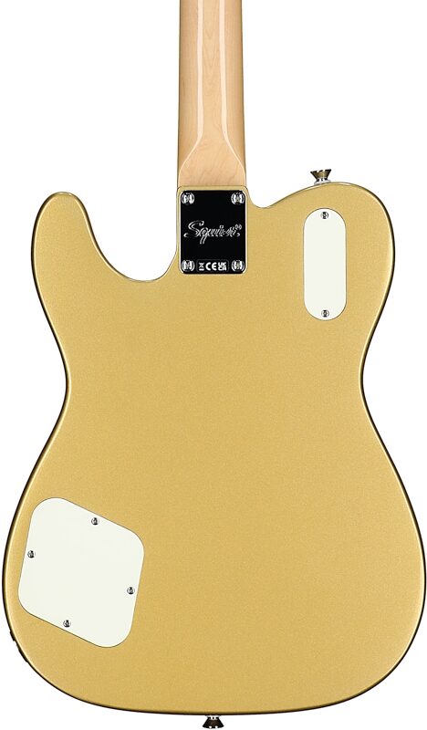 Squier Limited Edition Paranormal Troublemaker Telecaster Deluxe Electric Guitar, Aztec Gold, Body Straight Back