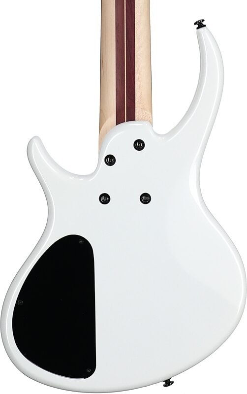 Tobias Killer B V Electric Bass, 5-String (with Gig Bag), White Pearl, Body Straight Back