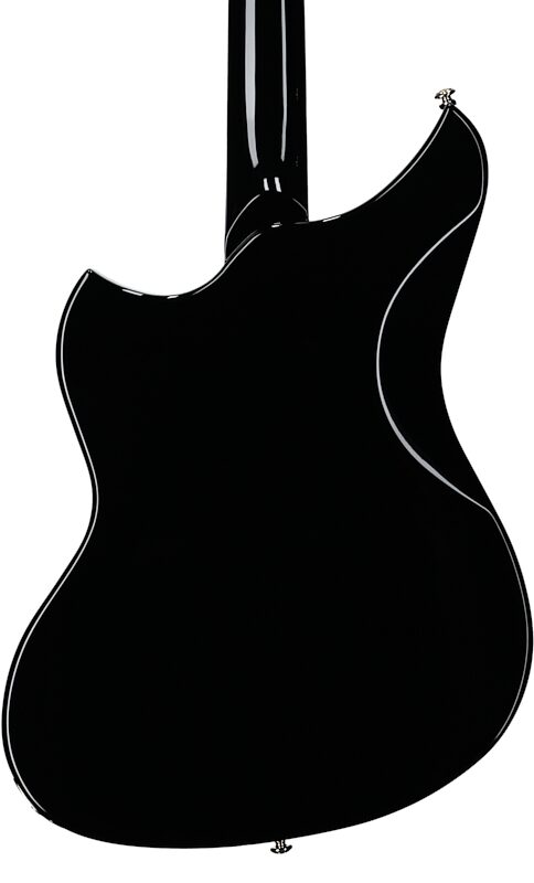 Dunable DE Yeti Electric Guitar (with Gig Bag), Gloss Black, Body Straight Back