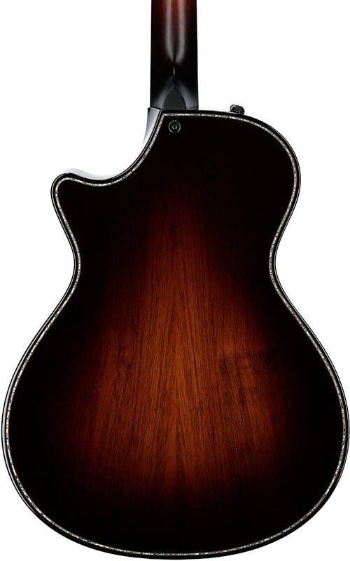 Taylor 912ce Builder's Edition Grand Concert Acoustic-Electric Guitar (with Case), Kona Edgeburst, Body Straight Back