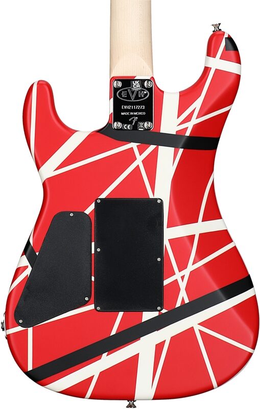 EVH Eddie Van Halen Striped Series Electric Guitar, 5150, Body Straight Back
