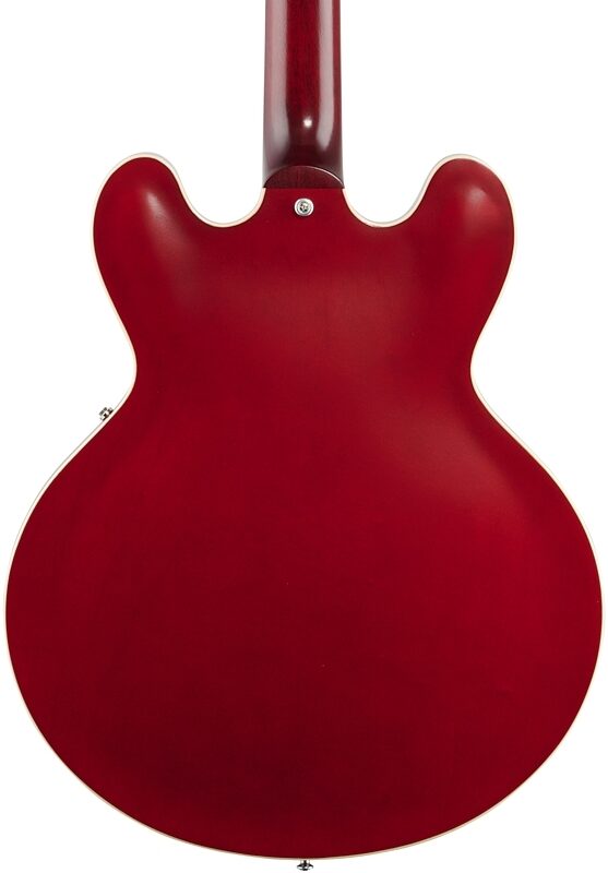 Gibson ES-335 Dot Satin Electric Guitar (with Case), Cherry, Body Straight Back