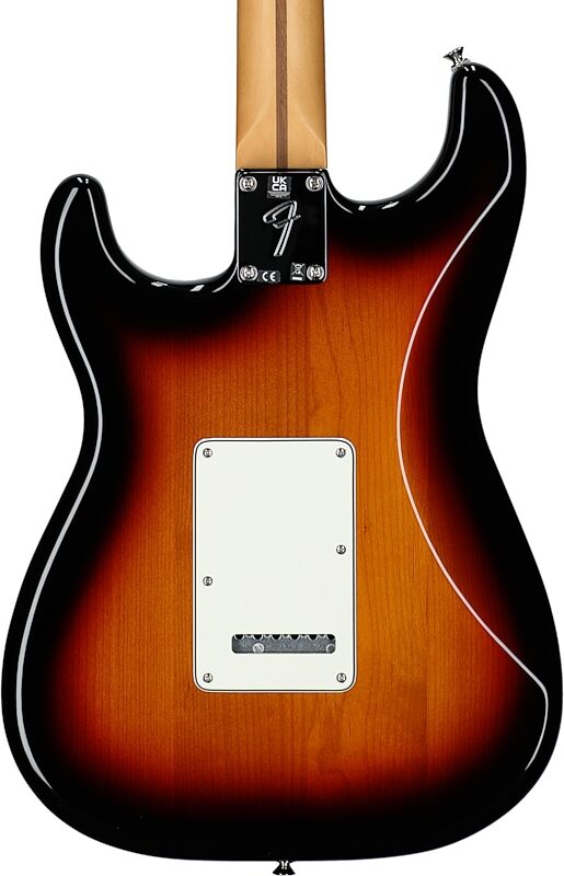 Fender Player II Stratocaster HSS Electric Guitar, with Rosewood Fingerboard, 3-Color Sunburst, Body Straight Back