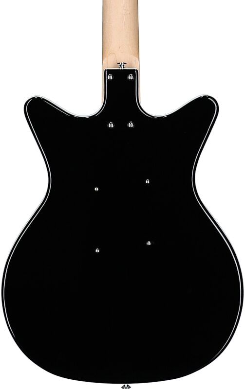 Danelectro Stock '59 Electric Guitar, Black, Body Straight Back