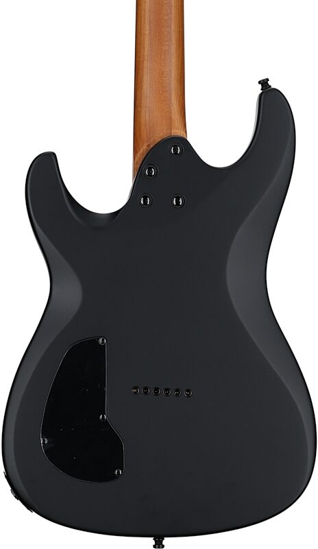 Chapman ML1 Pro Modern Electric Guitar, Cyber Black Metallic Satin, Body Straight Back