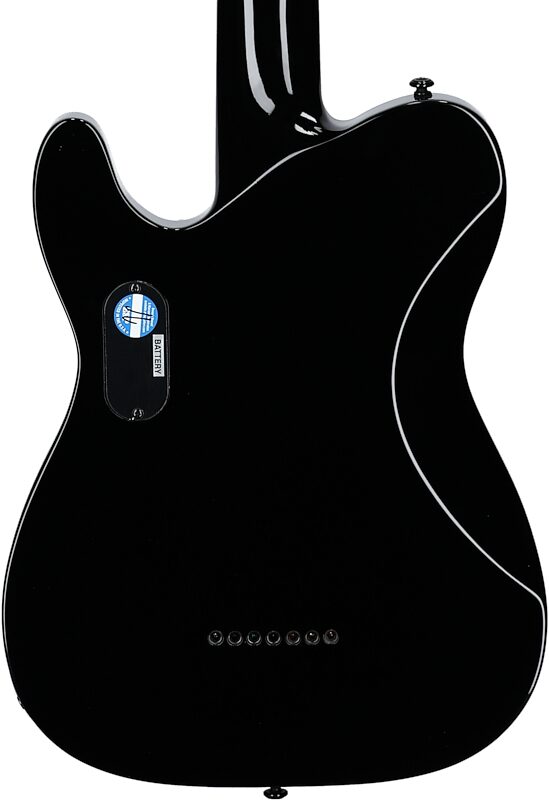 ESP LTD SCT-607B Stephen Carpenter Electric Guitar (with Case), Black, Body Straight Back